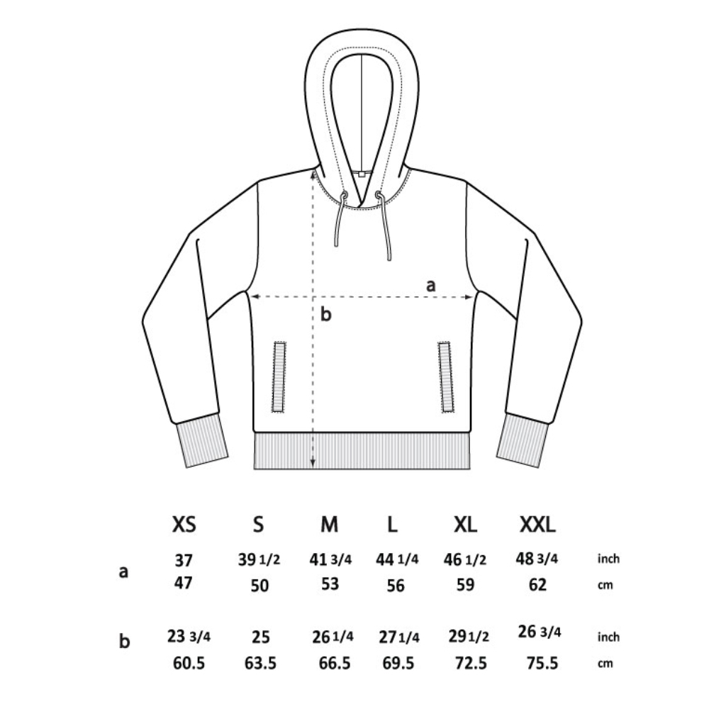 Size Chart Hoodie – Speshi Clothing